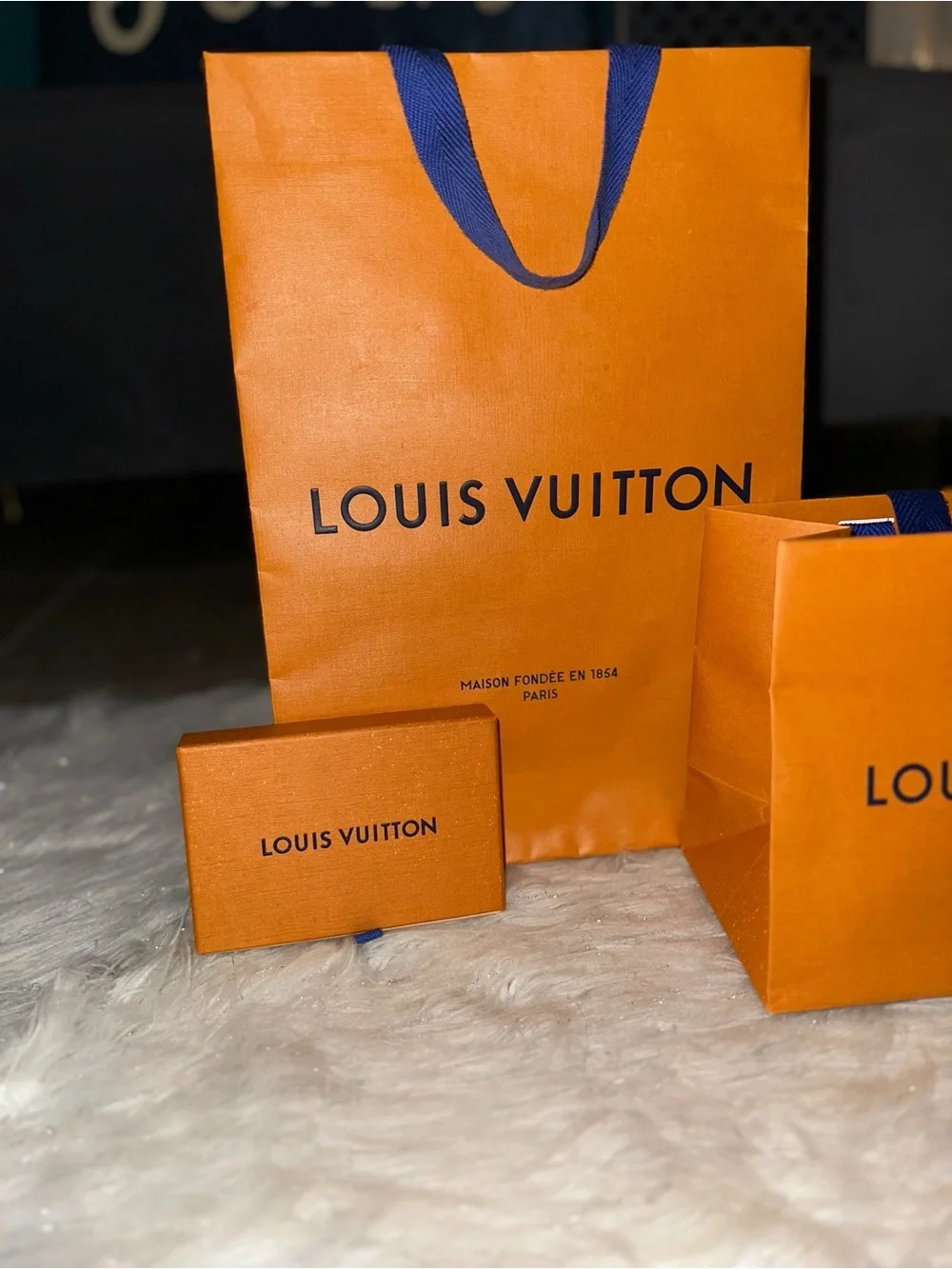 Louis Vuitton (2 Shopping Bags & Small gift box)